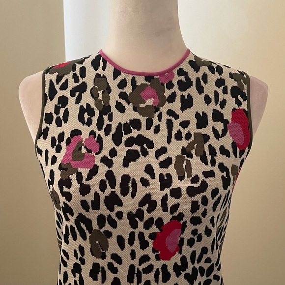 TED BAKER Pheebei Leopard Print Sleeveless Wilderness Dress-Size 1 - Picture 8 of 12